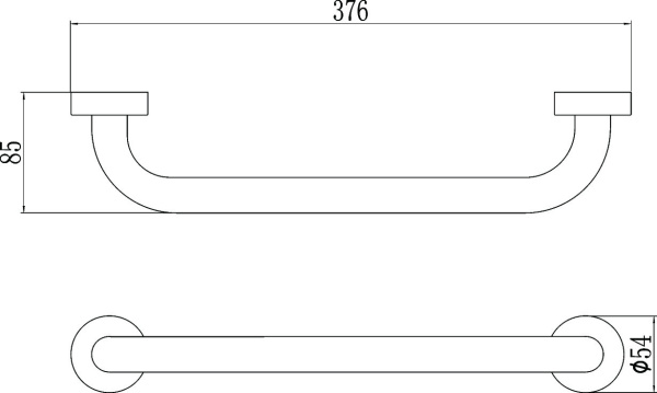 Поручень Savol S-010035 35 см