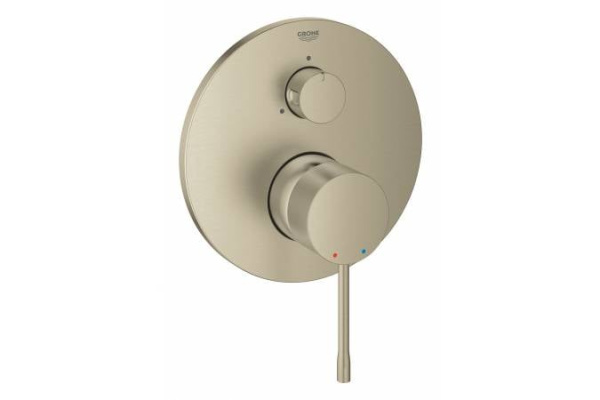 Смеситель для ванны с переключателем на 3 положения Grohe Essence New 24092 EN1 (24092EN1) никель матовый