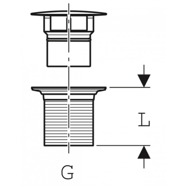Донный клапан для раковины Geberit 152.050.21.1