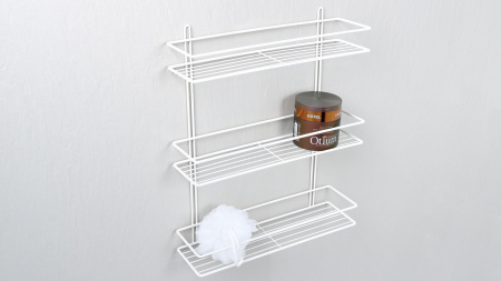 Полка тройная Fixsen белая FX-730W-3