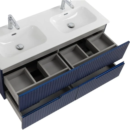 Тумба под раковину Cezares DUET-N-1200-4C-SO-2-SPF-P Sapfiro