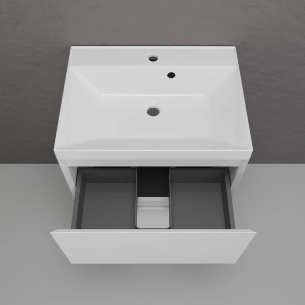 Тумба напольная без раковины 60 см Style Line Манхэттен ЛС-00002377 белый матовый