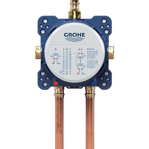 Термостат для встраиваемого монтажа на 3 выхода GROHE Grohtherm SmartControl 29121 BE0 (29121BE0) никель глянец