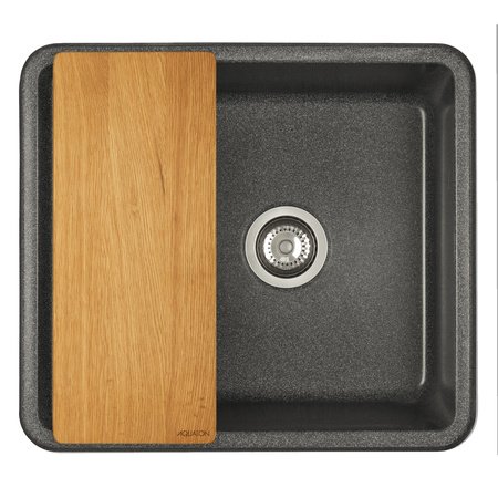 Кухонная мойка Aquaton Беллис 57 1A724932BS210 графит