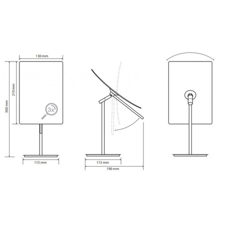 Косметическое зеркало Bemeta 116201310