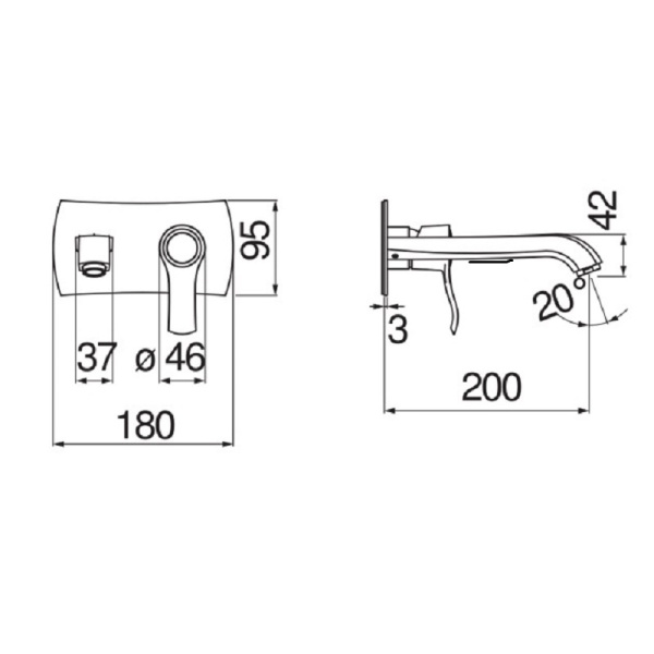 Смеситель для раковины Nobili Sofi SI98198/1CR