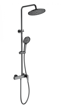 Душевая система WONZON & WOGHAND, темный графит WW-B3517-BGG