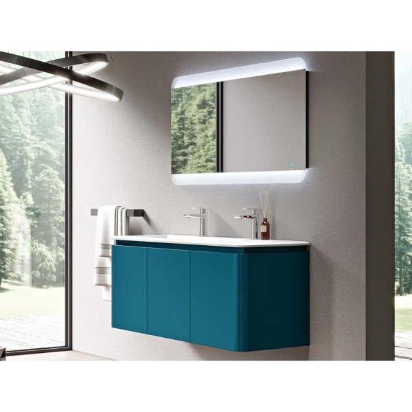 Тумба под раковину 140 Cezares Stylus 55232 Blu Petrolio (без раковины)