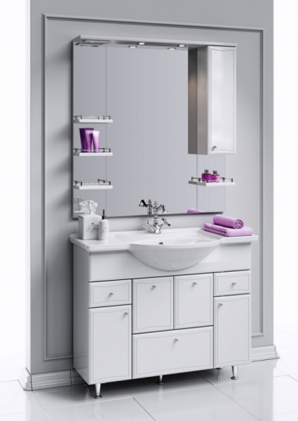 Тумба под раковину Aqwella Барселона 105 BA0110K