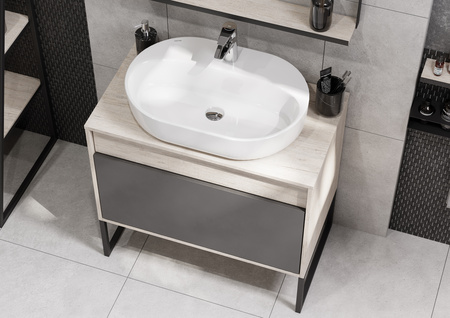 Тумба под раковину Aquaton Лофт Урбан 80 1A247601LQX60