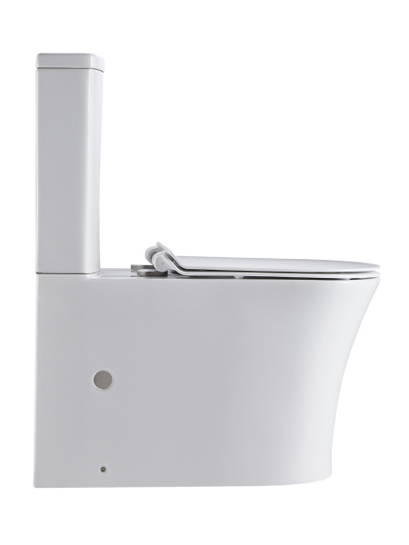 Унитаз-компакт безободковый Orange C07-050W с микролифтом TORNADO, белый