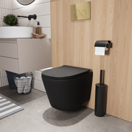 Комплект унитаза с инсталляцией Grossman Galaxy 97.4477BMSQ.01.300 с клавишей смыва