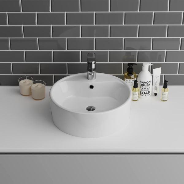 Раковина накладная (41х41) Grossman  GR-3012, белый