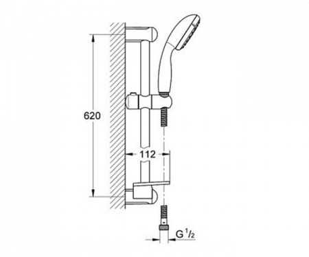 Комплект для ванной комнаты 3В1 Grohe Eurostyle New 124416