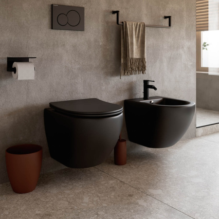 Подвесной унитаз Ceramica Nova Metropol Rimless CN4002MB