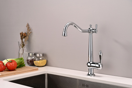 Смеситель для кухни с подключением к фильтру  Paulmark  Retro Re213226-CR