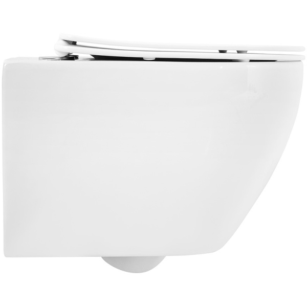 Унитаз подвесной безободковый CEZARES STYLUS CZR-513-TH-R/CZR-089-SC микролифт