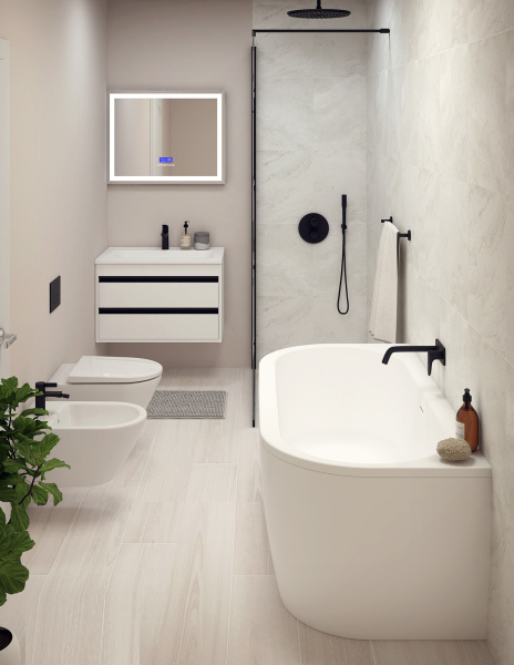 Акриловая ванна (180х79) CEZARES SLIM WALL-180-80-60-W37-SET Акриловая ванна (180х79) CEZARES SLIM WALL-180-80-60-W37-SET