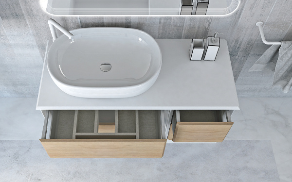 Шкаф подвесной Cezares Bellagio 54719 Rovere tabacco