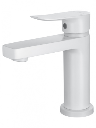Смеситель для раковины WONZON & WOGHAND Blend, белый матовый WW-A40222-MW