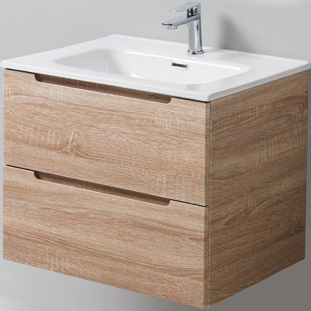 База под раковину подвесная BelBagno ETNA-600-2C-SO-WO-P Rovere Bianco