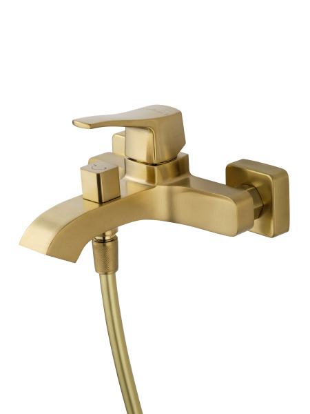 Смеситель для ванны с душем WONZON & WOGHAND FLEX, брашированное золото WW-88037072-BG
