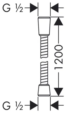 Шланг душевой Lemark (LE8022S-Black), 120 см, TURN-FREE