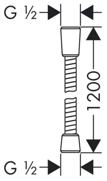 Шланг душевой Lemark, 120 см, TURN-FREE (LE8022S-Graphite)