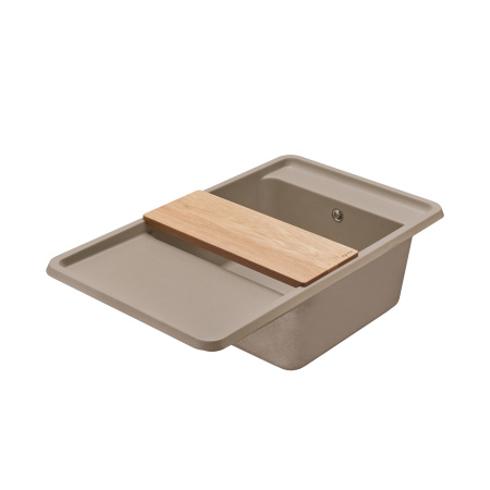 Кухонная мойка Aquaton Беллис 87 1A724832BS250 серый шелк