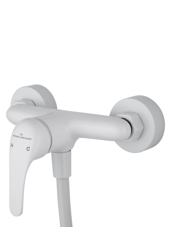 Смеситель для душа WONZON & WOGHAND, белый матовый WW-4540-MW