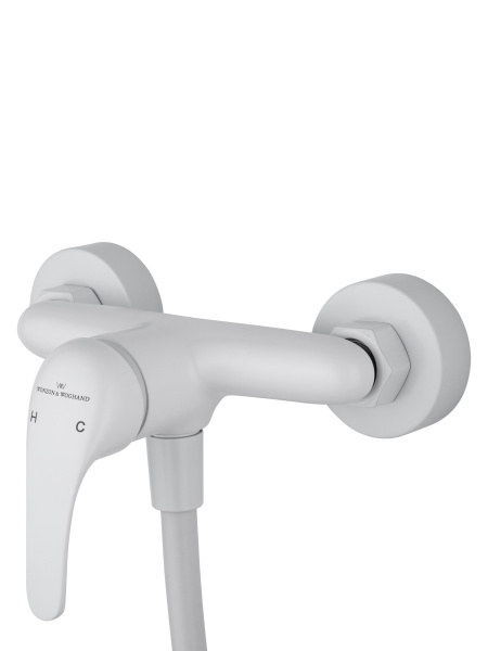 Смеситель для душа WONZON & WOGHAND, белый матовый WW-4540-MW