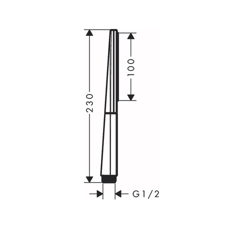 Ручной душ Hansgrohe Rainfinity 100 1jet 26866000 хром