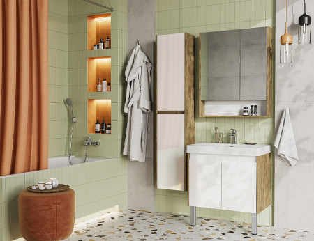 Тумба с раковиной Aquaton Сканди Doors 70 1A2789K0SDZ90