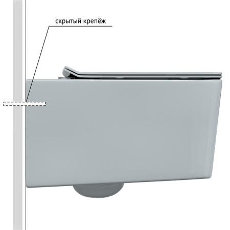 Унитаз Berges Wasserhaus Floe Rimless 082121