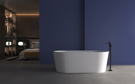 Акриловая ванна (170х80) ABBER AB9209MW без гидромассажа, белый