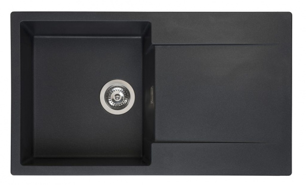 Мойка Reginox Amsterdam 10 (860х500) R реверсивная 44336 Black Silvery