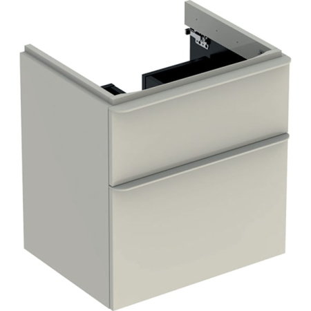 Тумба для раковины с ящиками выдвижными GEBERIT Smyle Square 500.352.JL.1