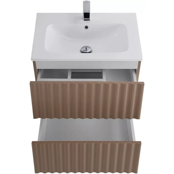 База под раковину Art&Max Еlegant AM-ELEGANT-600-2C-SO-CM-LED Капучино матовый