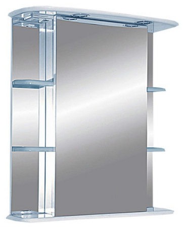 Зеркало-шкаф (65х72) Misty Магнолия 65 левый Э-Маг04065-01СвЛ