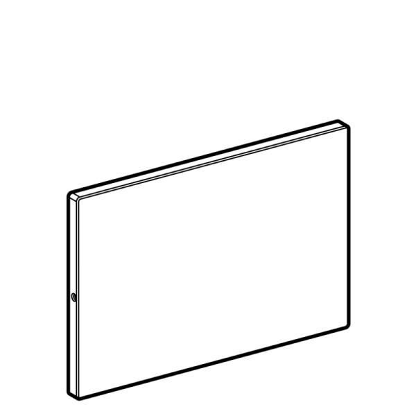Защитная крышка Geberit Sigma, с креплением на винтах: Матированный, с легкоочищаемой поверхностью 115.764.FW.1
