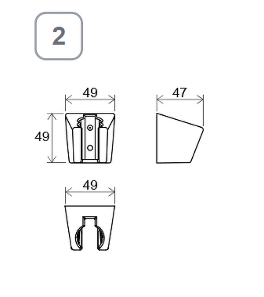 Душевой держатель Ravak X07P640 Душевой держатель Ravak X07P640