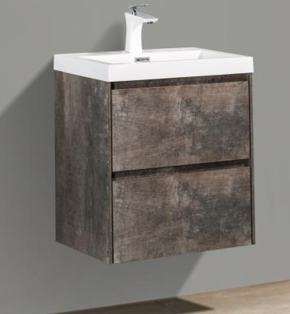 База под раковину подвесная BelBagno PIETRA MINI-500AS-2C-SO-PT Stone