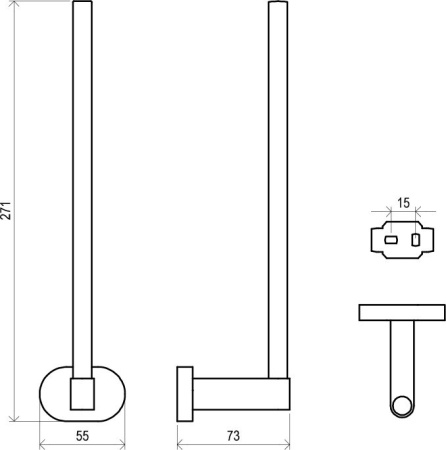 Держатель туалетной бумаги Ravak CR 420 X07P318