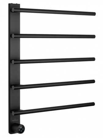 Полотенцесушитель электрический WONZON & WOGHAND NÜRNBERG, черный матовый WW-AL345-MB
