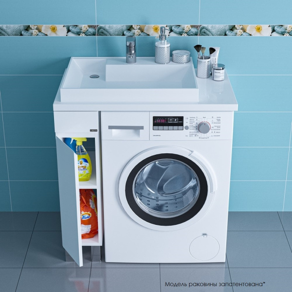 Тумба под стиральную машину СаНта Марс 19  900127 без раковины