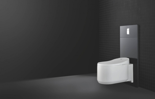 Стеклянный модуль для унитаза с панелью смыва Grohe Skate Cosmopolitan 39374 KS0 (39374KS0)