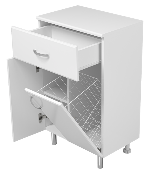 Комод Люси 50 с бельевой корзиной Э-Люс07050-011Бк