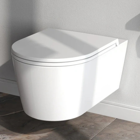 Комплект унитаза с инсталляцией Am.Pm Sense FlashClean IS90138.8F1701 с сиденьем микролифт, кнопка черный матовый