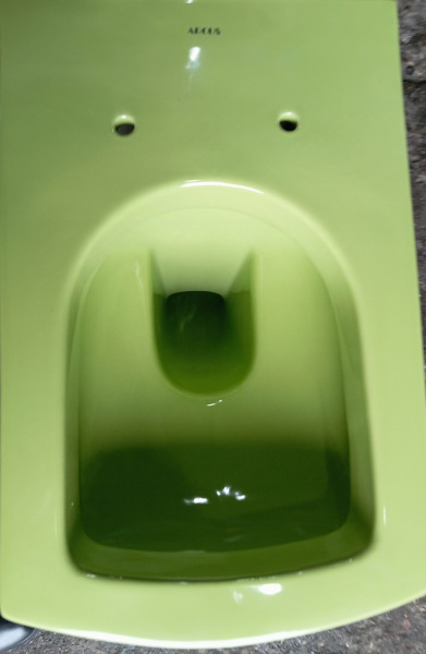 Унитаз подвесной Arcus G-050 салатовый микролифт