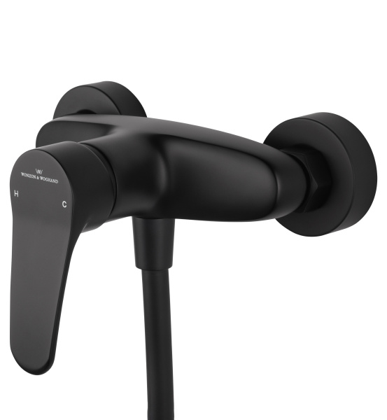 Смеситель для душа WONZON & WOGHAND ALFA, черный матовый WW-AE3102-MB